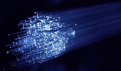 Optical fibers.