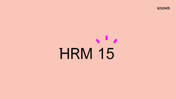 HRM 15 no 1