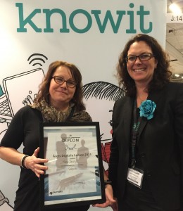 Mona Ekesryd, IT-chef Stockholms stadsmission till vänster & Carin Strindmark, CEO Knowit HRM till höger