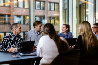 People in meeting